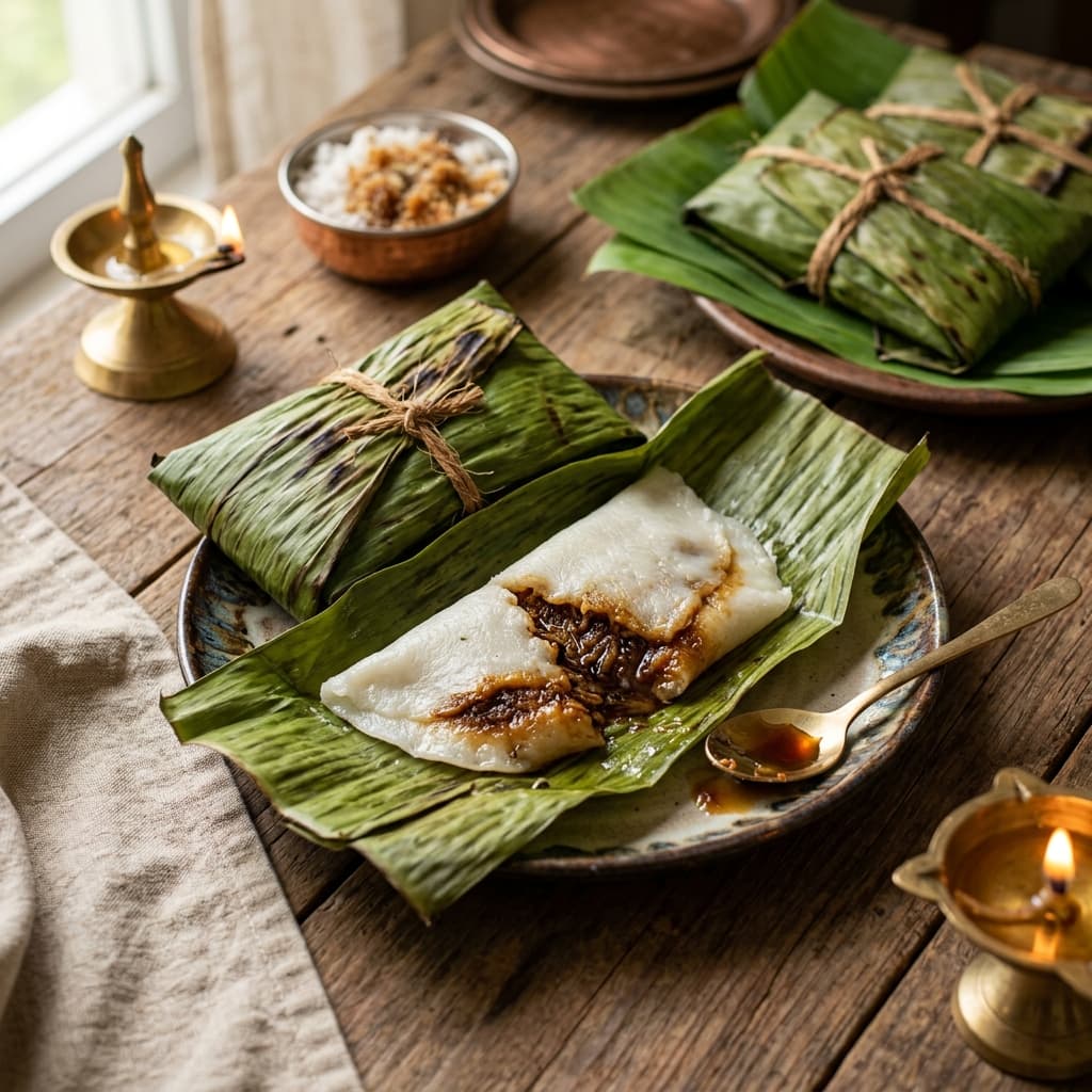 Ela Ada (Steamed Rice Parcels)