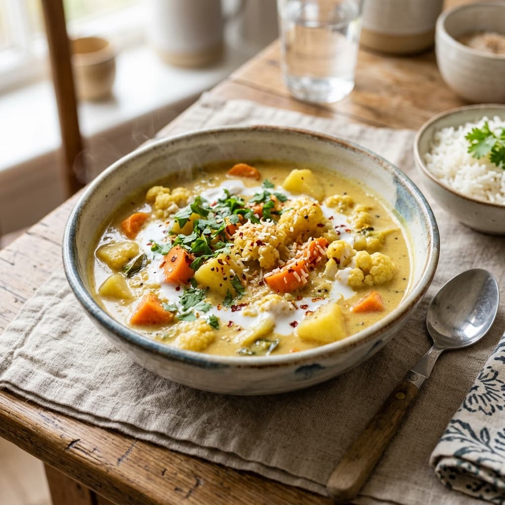 Coconut-Based Vegetable Curry