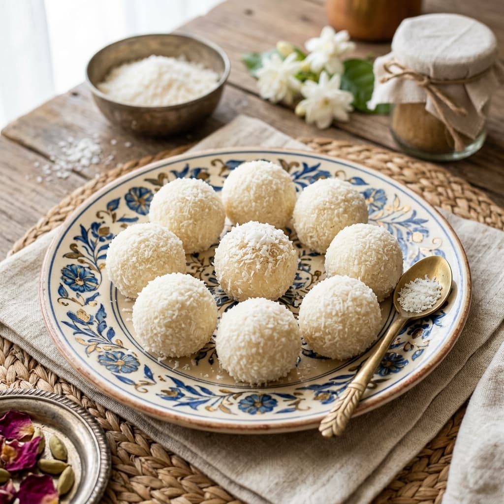 Instant Coconut Ladoo