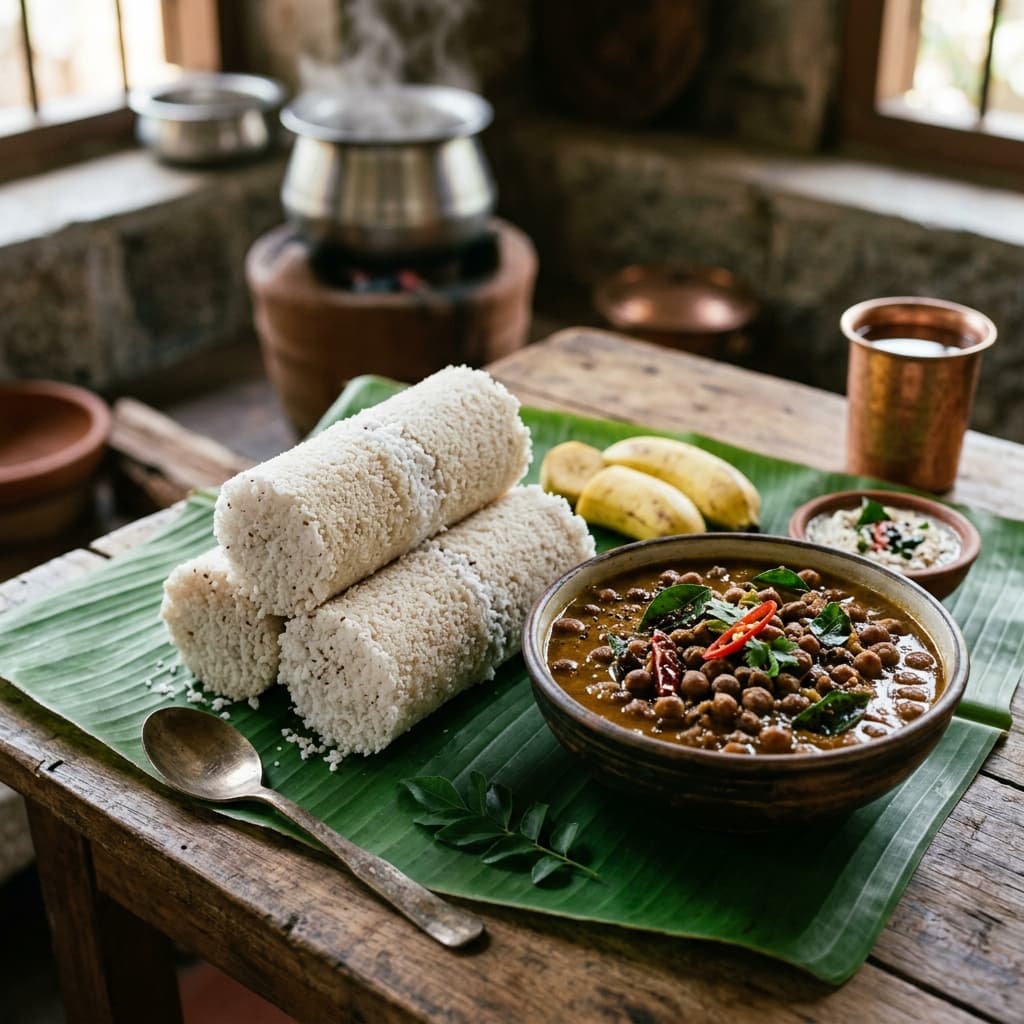Kerala Coconut Puttu
