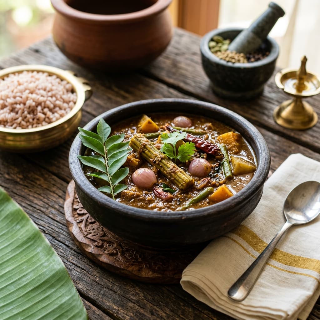Kerala Vegetable Theeyal